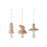 Ornament Animal on Mushroom