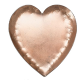 Heart Dish, Copper