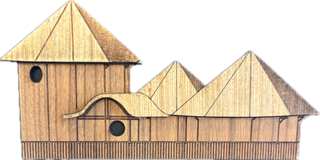 ALV Cottage Themed Magnet/Ornament