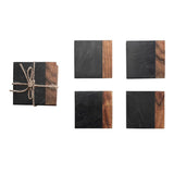 Coasters, Marble & Wood Square