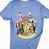 Characters of Ancient Lore Village T-shirt, Ladies