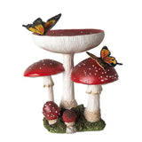 Red Toadstool with Butterflies