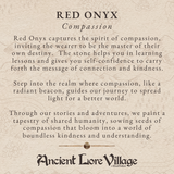 Red Onyx-Compassion