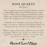Rose Quartz-Respect